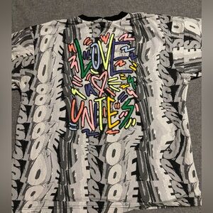 adidas LOVE UNITES‎ DOODLE PRINT TEE (GENDER NEUTRAL) Size M